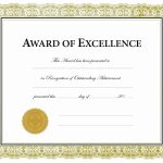 New Blank Award Certificate Templates Word – Sparklingstemware Regarding Blank Award Certificate Templates Word