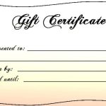 Printable Gift Certificate Paper | Template Business Psd, Excel, Word, Pdf Regarding Donation Card Template Free