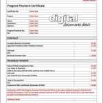 Professional Certificate Of Payment Template – Netwise Template For Certificate Of Payment Template