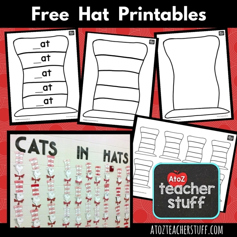 Sale > Cat In The Hat Template Free Printable > In Stock Throughout Blank Cat In The Hat Template