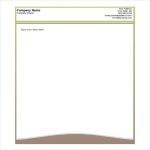 Sample Letterhead With Logo within Word Stationery Template Free