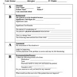 Sbar Nurse Handoff Report Sheet Nursing Brain Printable - Etsy with Nursing Handoff Report Template