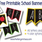 School Banner – Welcome Back To School Free Printable With Classroom Banner Template