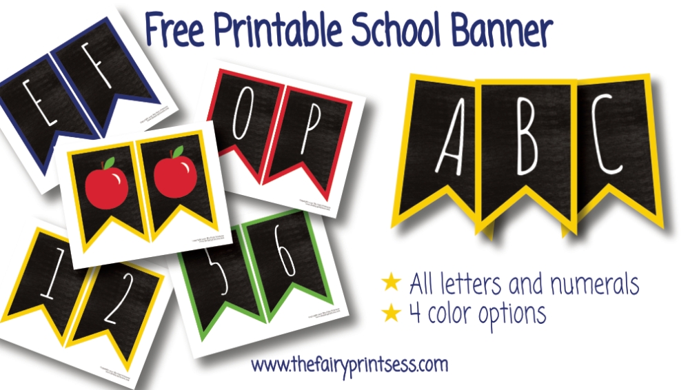 School Banner – Welcome Back To School Free Printable With Classroom Banner Template