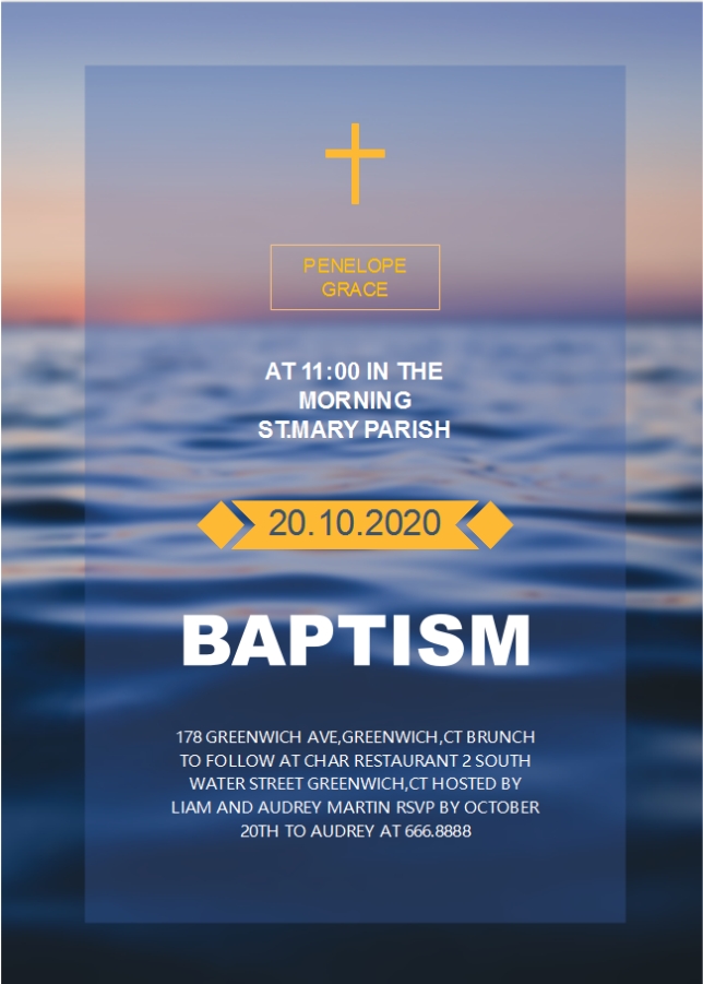 Sea Baptism Invitation Free Sea Baptism Invitation Templates Inside Christening Banner Template Free