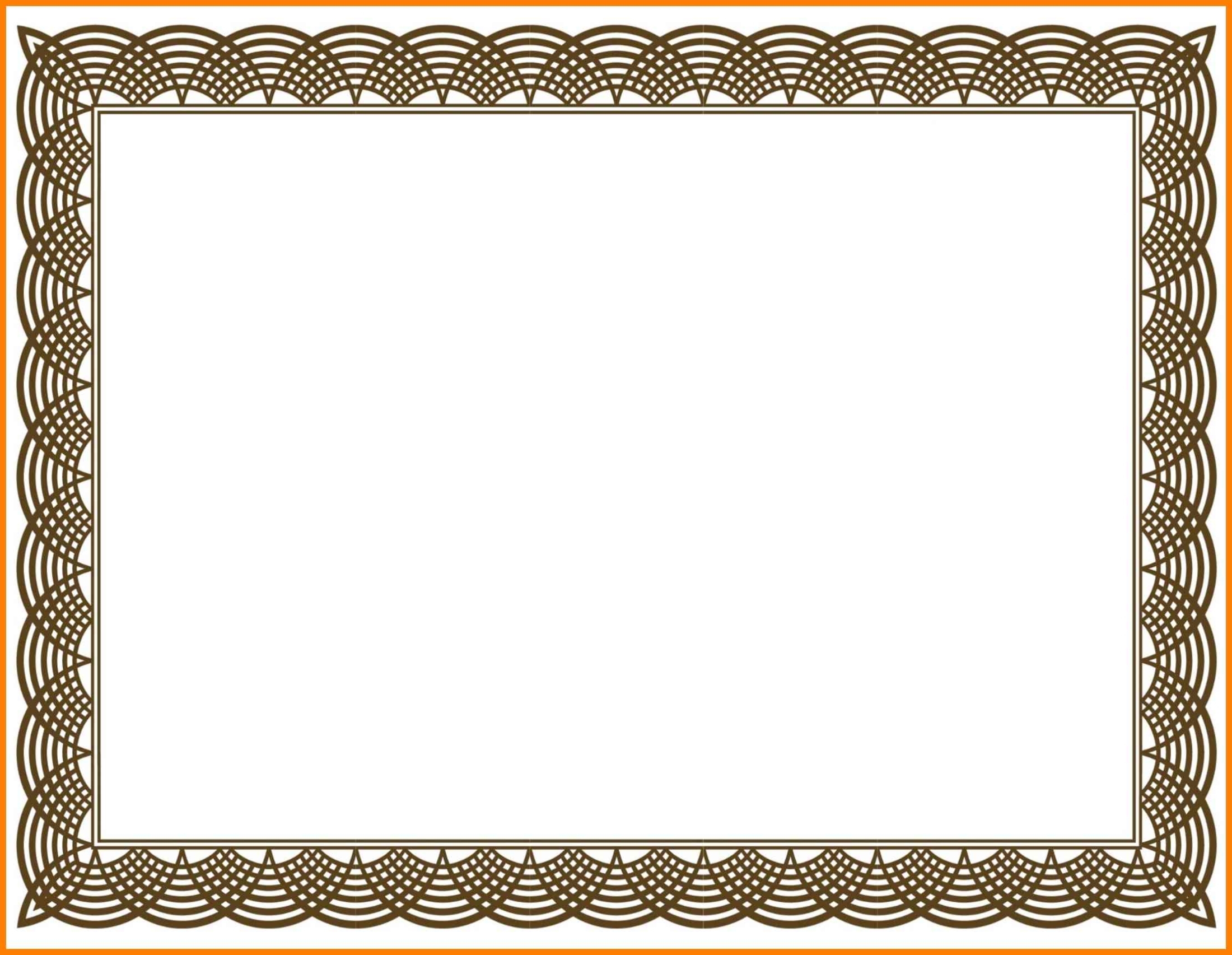 Spiral Certificat Border Templates Ms Word Docfile Throughout Blank Award Certificate Templates Word