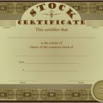 Stock Certificate Template Download Printable Pdf | Templateroller throughout Free Stock Certificate Template Download