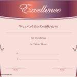 Talent Show Certificate Of Excellence Template Download Printable Pdf With Award Of Excellence Certificate Template