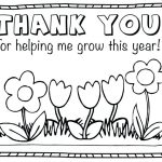 Teacher Appreciation Coloring Pages Printable At Getdrawings | Free With Regard To Thank You Card For Teacher Template