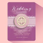 Wedding Invitation Card Templates Vectors Graphic Art Designs In Regarding Wedding Card Size Template