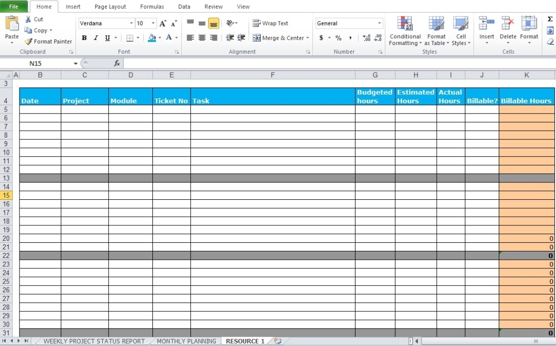 Weekly Project Status Report Template [Excel, Word, Pdf] - Excel Tmp with regard to Manager Weekly Report Template
