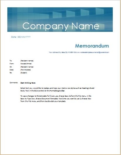 Word Memo Template Intended For Memo Template Word 2010