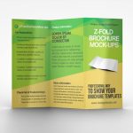 Z Fold Brochure Mockup By Idesignstudio In Z Fold Brochure Template Indesign